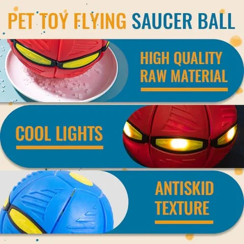 Flying Saucer Ball Dog Toy