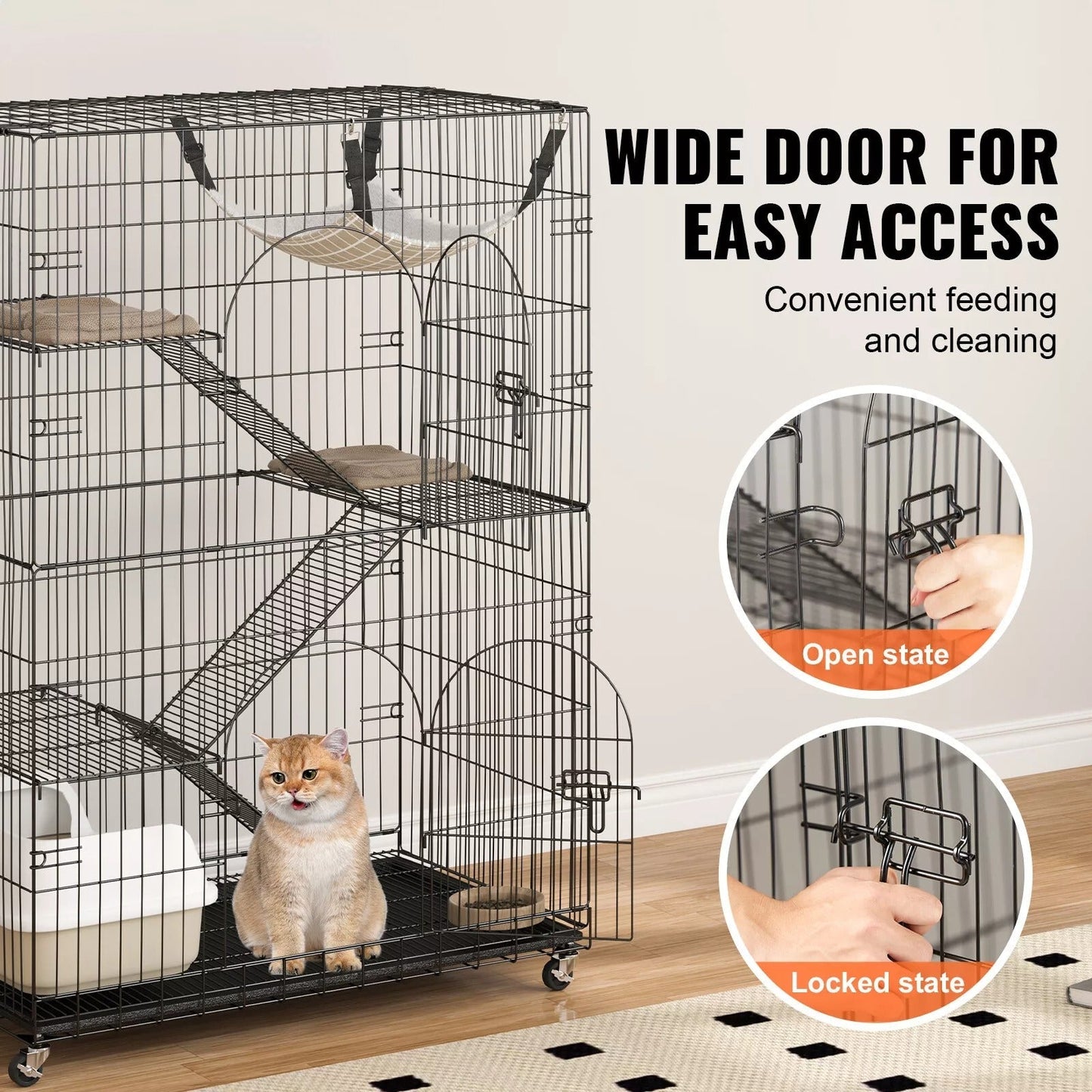 Indoor Cat Cage Enclosure