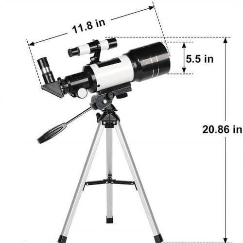 Professional Astronomical Telescope - Moon-Watching W/ Tripod Table Present - 150x Zoom