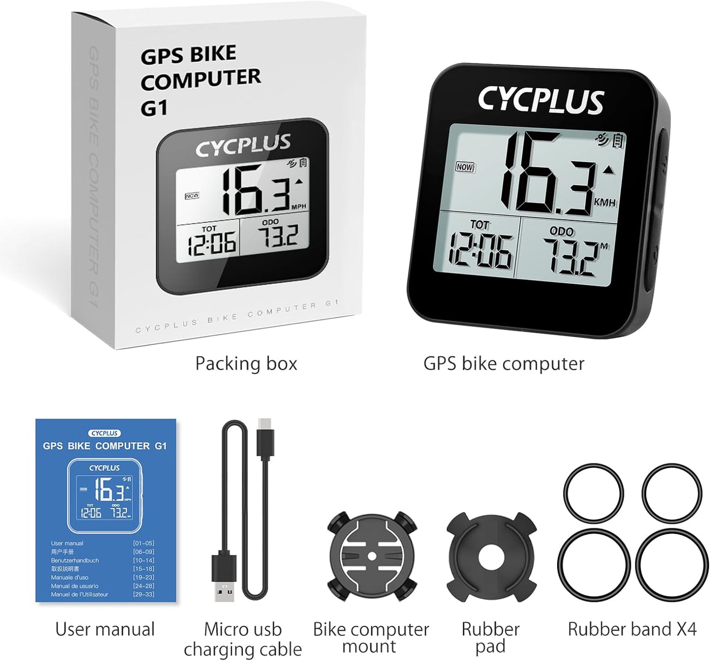 Wireless Cycling Gps Bike Computer