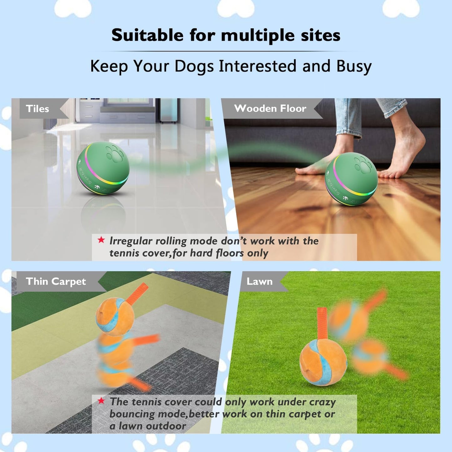 Interactive Dog Ball Toy