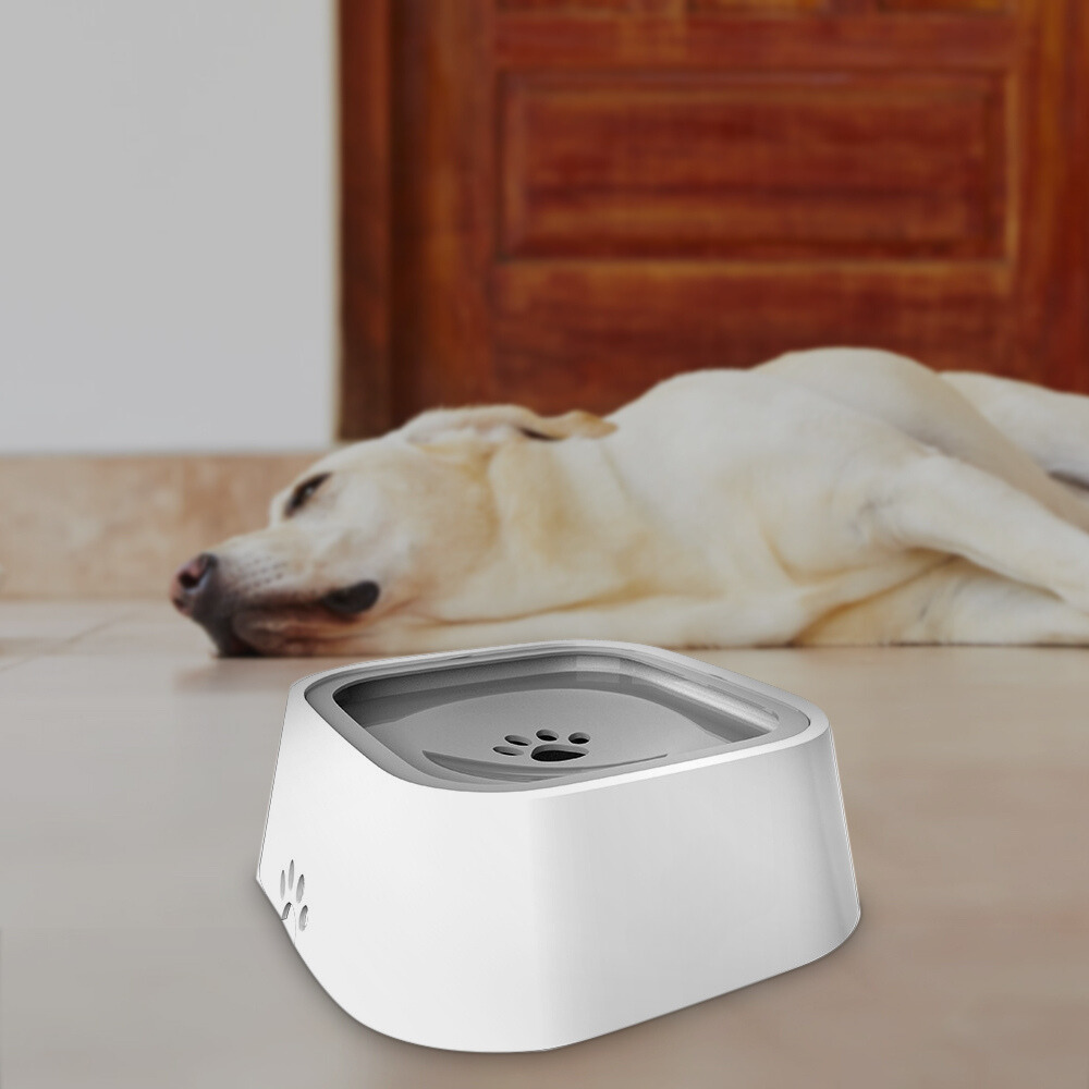 Large Capacity Anti-Overflow Dog Drinking Water Bowl