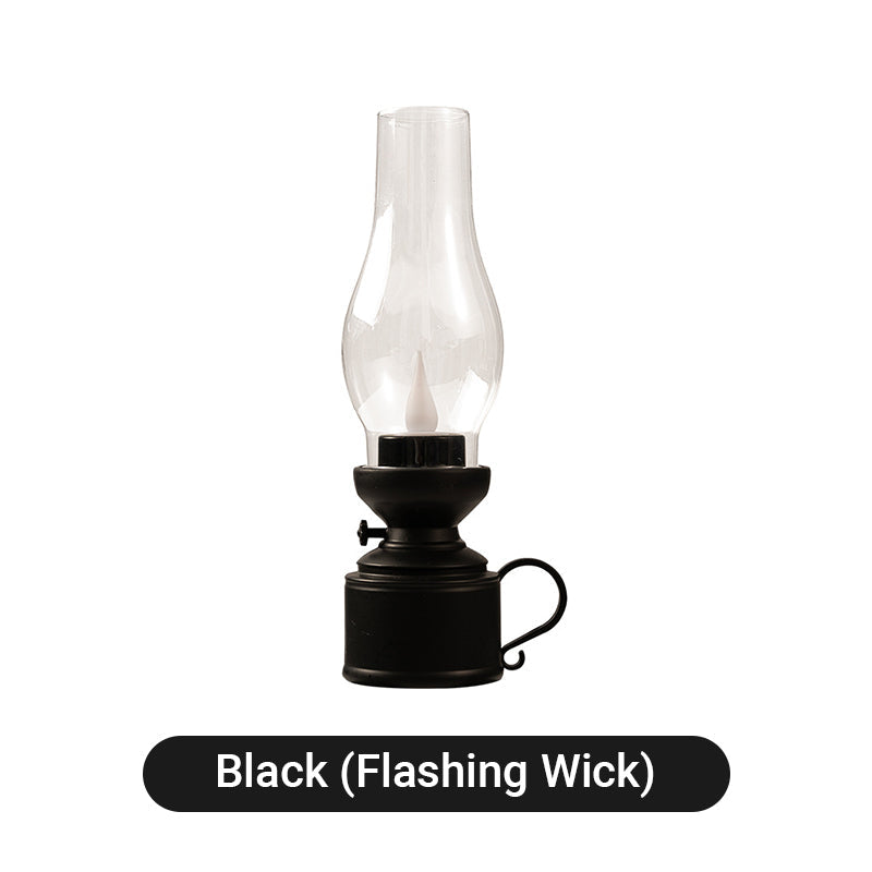 Led Vintage Kerosene Lamp, Electronic Swinging Candle