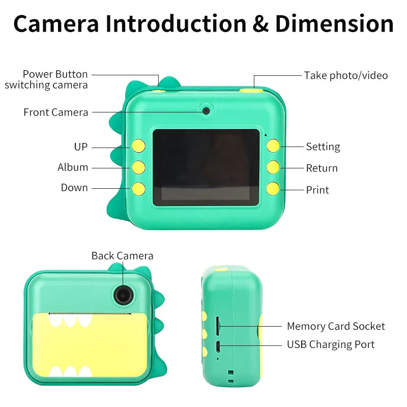 Kids’ Instant Print HD Camera