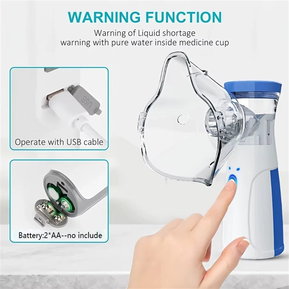 Portable Mini Mesh Nebulizer Adult & Kids