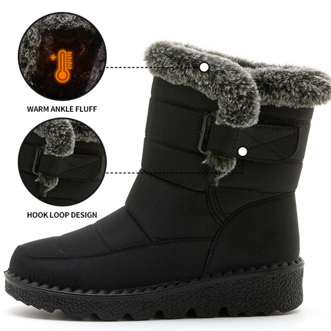 Women’s Waterproof Heeled Snow Boot