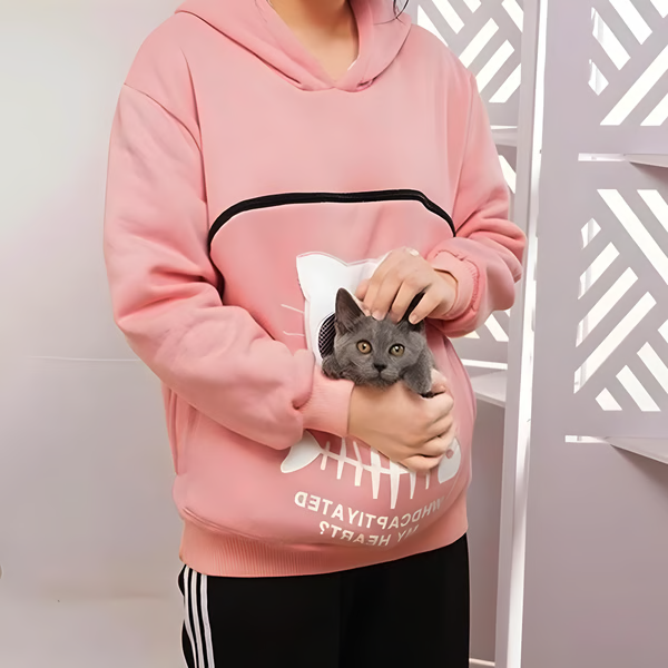 Cat Lover Hoodie Cuddle Pouch - Perfect Pet Gift