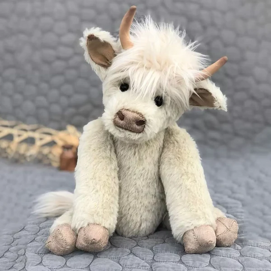 Scottish Handmade Highland Cattle Plush Toy